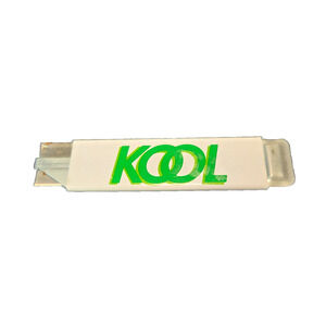 Vintage KOOL Menthol Cigarettes Advertising Box Knife Slide-out Razor Blade